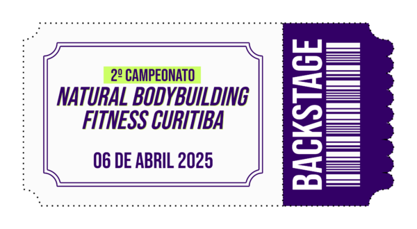 2º Campeonato Natural Bodybuilding e Fitness Curitiba - backstage